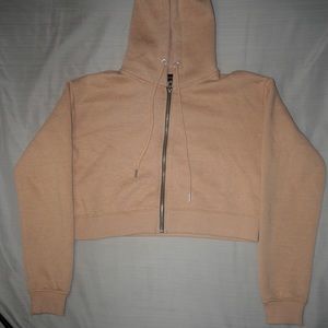 Nude Cropped Sweater